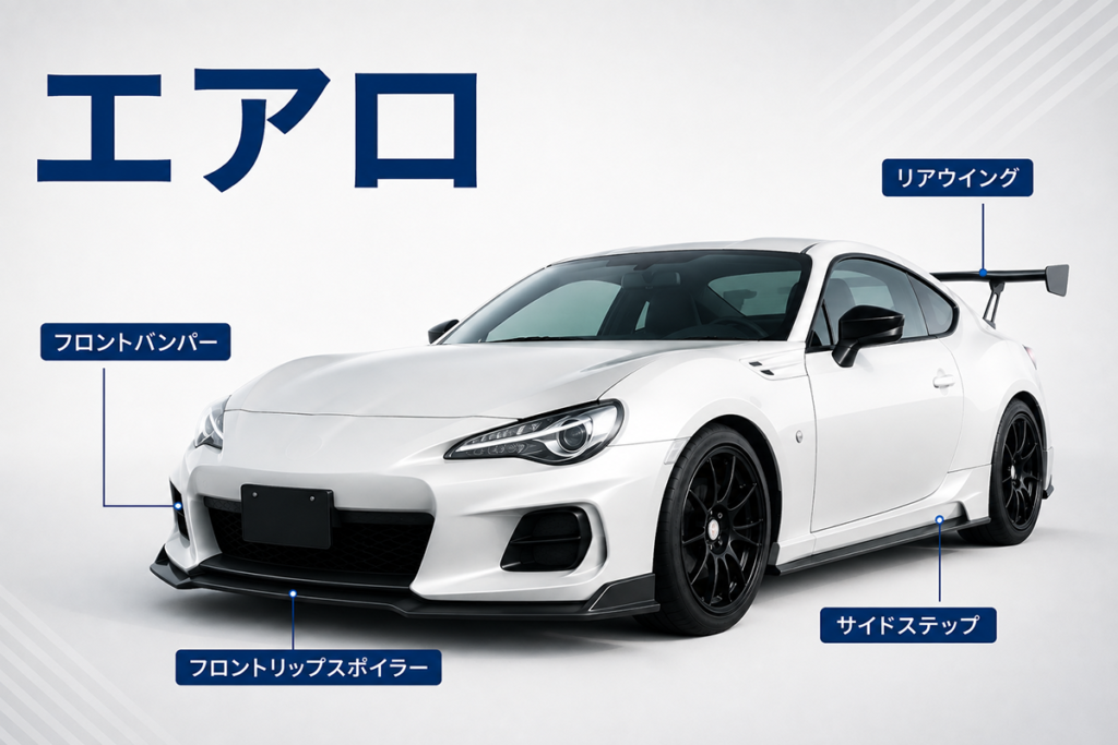 持ち込みエアロパーツ塗装の現状と基本知識のイメージ